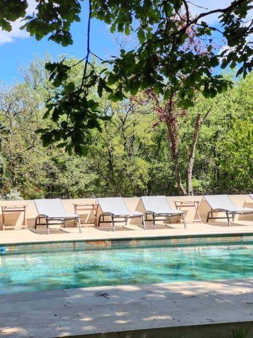 Villa Handres Nans-les-Pins Kültér fotó
